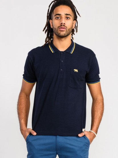 D555 Hamford Pique Polo Shirt Navy - Pikétröjor - Stora pikétröjor - 2XL-8XL
