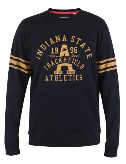 D555 Charlestown Navy Sweatshirt - Tröjor & hoodies - Stora hoodies & tröjor - 2XL-14XL