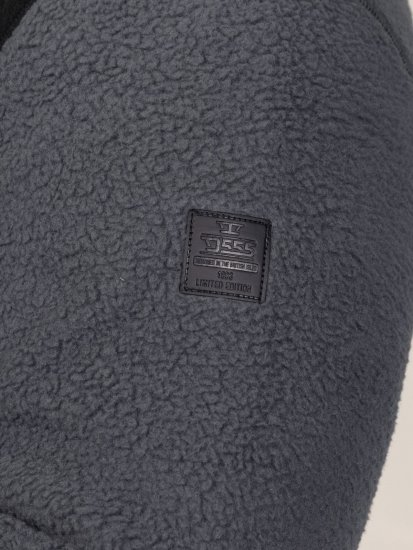 D555 Daly Quarter Zip Fleece Sweatshirt Svart/Grå - Tröjor & hoodies - Stora hoodies & tröjor - 2XL-14XL