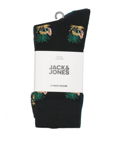 Jack & Jones Pineapple Skulls Strumpor Svart 3-pack - Underkläder & badkläder - Stora underkläder för män