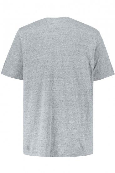 JP1880 702415 T-shirt med V-ringning Gråmelerad - T-shirts - Stora T-shirts - 2XL-14XL