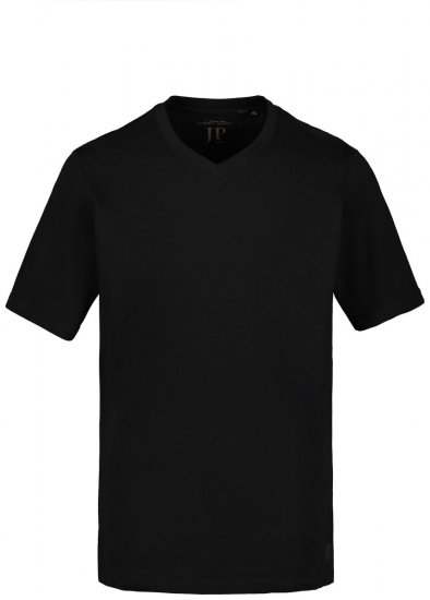 JP1880 702415 T-shirt med V-ringning Svart - T-shirts - Stora T-shirts - 2XL-14XL