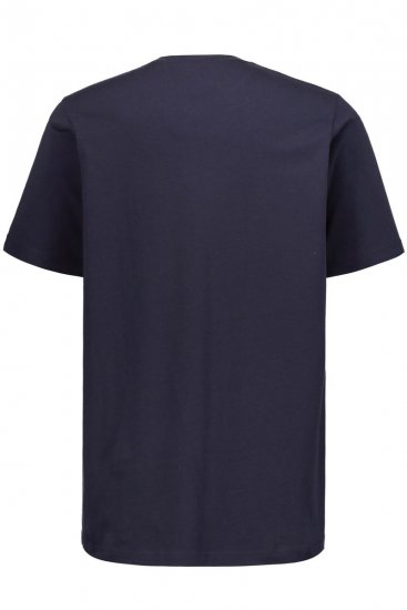 JP1880 702415 T-shirt med V-ringning Mörkblå - T-shirts - Stora T-shirts - 2XL-14XL