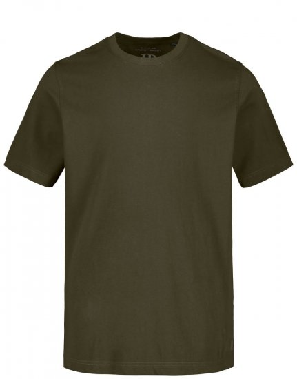 JP1880 702558 T-shirt med rund hals Mörkoliv - T-shirts - Stora T-shirts - 2XL-14XL
