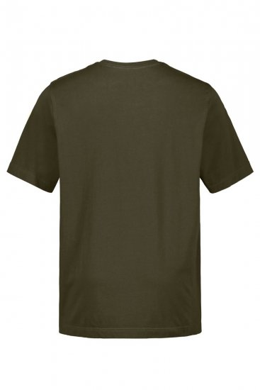JP1880 702558 T-shirt med rund hals Mörkoliv - T-shirts - Stora T-shirts - 2XL-14XL