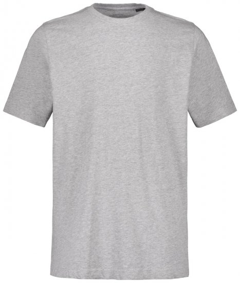 JP1880 702558 T-shirt med rund hals Gråmelerad - T-shirts - Stora T-shirts - 2XL-14XL