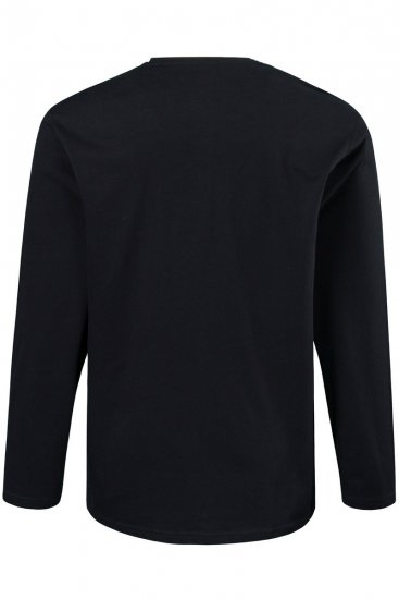 JP1880 702559 Långärmad t-shirt Svart - T-shirts - Stora T-shirts - 2XL-14XL