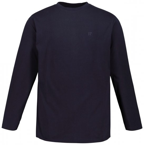 JP1880 702559 Långärmad t-shirt Mörkblå - T-shirts - Stora T-shirts - 2XL-14XL