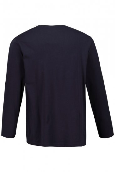 JP1880 702559 Långärmad t-shirt Mörkblå - T-shirts - Stora T-shirts - 2XL-14XL