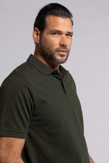 JP1880 702560 Pikétröja Mörkoliv - Pikétröjor - Stora pikétröjor - 2XL-8XL