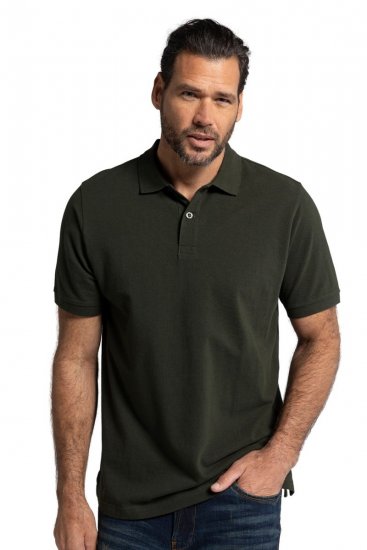JP1880 702560 Pikétröja Mörkoliv - Pikétröjor - Stora pikétröjor - 2XL-8XL