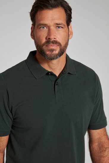JP1880 702560 Pikétröja Mörkgrön - Pikétröjor - Stora pikétröjor - 2XL-8XL