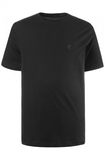 JP1880 702637 T-shirt med rund hals 2-pack Svart - T-shirts - Stora T-shirts - 2XL-14XL