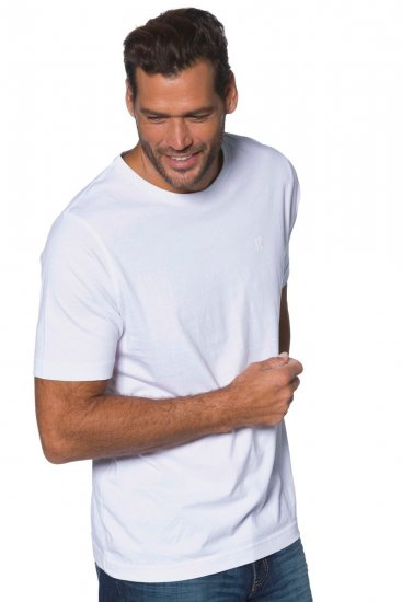 JP1880 702637 T-shirt med rund hals 2-pack Vit - T-shirts - Stora T-shirts - 2XL-14XL