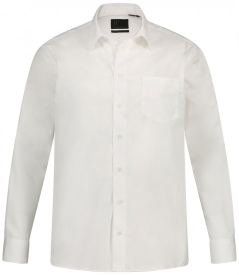 JP1880 703633 Långärmad Business-skjorta Vit - Skjortor - Stora skjortor - 2XL-8XL