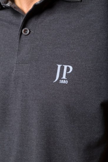 JP1880 704317 Pikétröja 2-pack Mörkgrå - Pikétröjor - Stora pikétröjor - 2XL-8XL