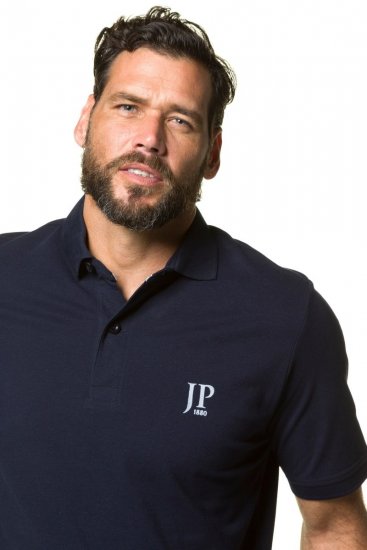 JP1880 704317 Pikétröja 2-pack Svart/Mörkblå - Pikétröjor - Stora pikétröjor - 2XL-8XL