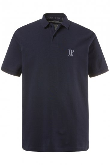 JP1880 704317 Pikétröja 2-pack Mörkblå/Gråmelerad - Pikétröjor - Stora pikétröjor - 2XL-8XL