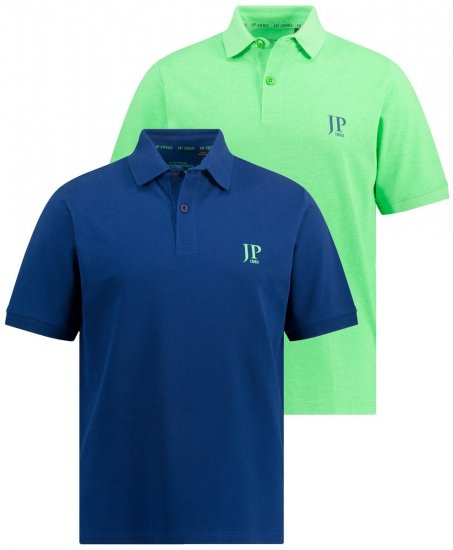 JP1880 704317 Pikétröja 2-pack Djupblå - Pikétröjor - Stora pikétröjor - 2XL-8XL