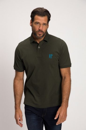 JP1880 704317 Pikétröja 2-pack Turkosblå/Olivgrön - Pikétröjor - Stora pikétröjor - 2XL-8XL