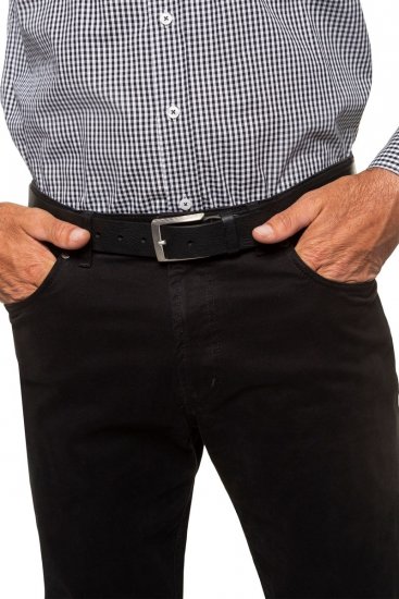 JP1880 706592 Läderbälte Svart - Accessoarer - Accessoarer som fulländar looken
