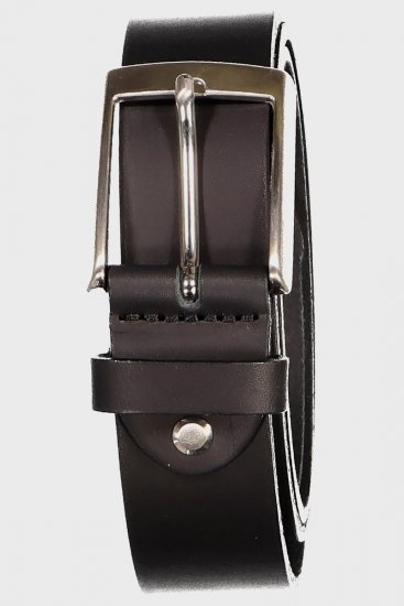 JP1880 706592 Läderbälte Svart - Accessoarer - Accessoarer som fulländar looken