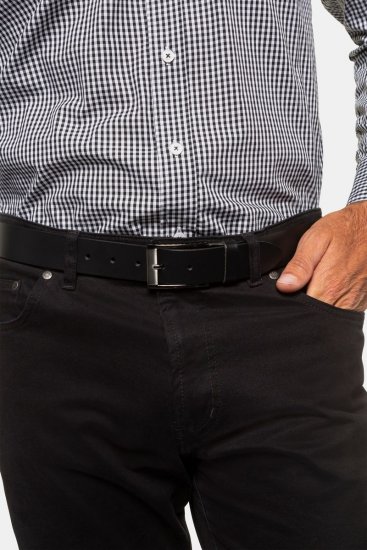 JP1880 707865 Läderbälte Svart - Accessoarer - Accessoarer som fulländar looken