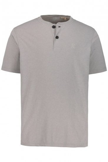 JP1880 708420 Henley t-shirt 2-pack Gråmelerad - T-shirts - Stora T-shirts - 2XL-14XL