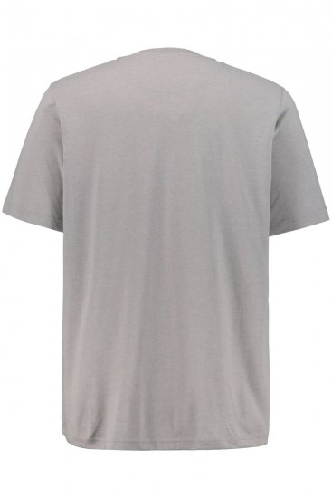 JP1880 708420 Henley t-shirt 2-pack Gråmelerad - T-shirts - Stora T-shirts - 2XL-14XL