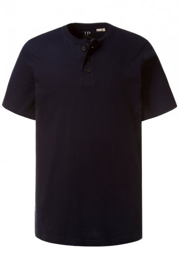 JP1880 708420 Henley t-shirt 2-pack Mörkblå - T-shirts - Stora T-shirts - 2XL-14XL
