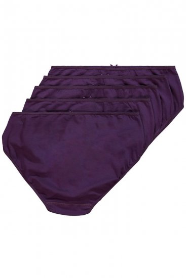 Ulla Popken 710201 Trosor 5-pack Aubergine - Trosor - 