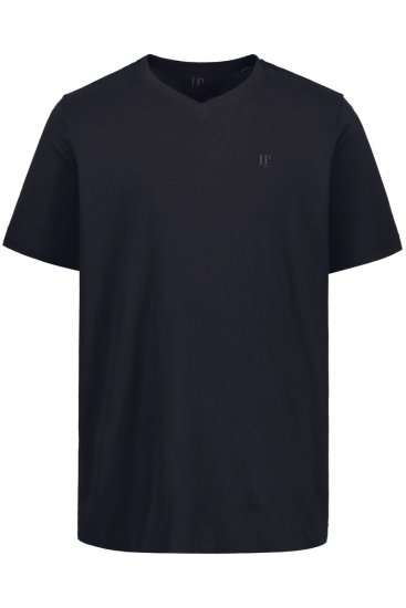 JP1880 711318 T-shirt med V-ringning 2-pack Svart - T-shirts - Stora T-shirts - 2XL-14XL