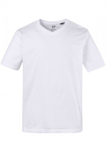 JP1880 711318 T-shirt med V-ringning 2-pack Vit - T-shirts - Stora T-shirts - 2XL-14XL