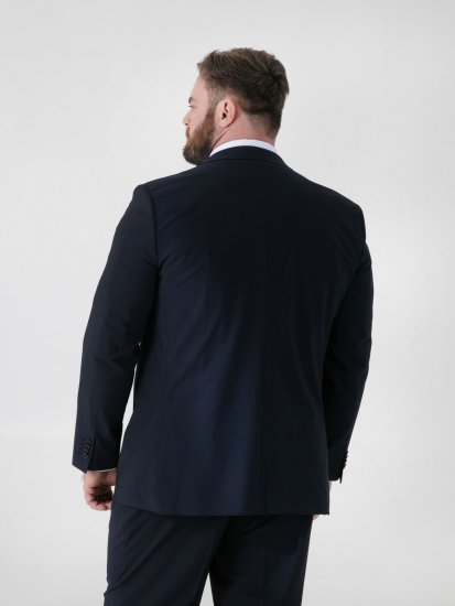D555 Ted 4 Way Stretch Tailored Suit Jacket Mörkblå - Kostymer och kavajer - Kostymer i stora storlekar