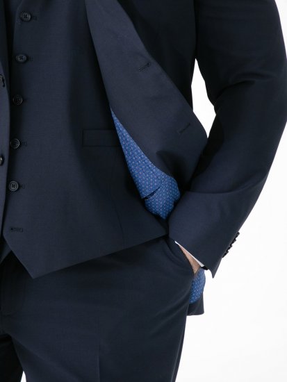 D555 Ted 4 Way Stretch Tailored Suit Jacket Mörkblå - Kostymer och kavajer - Kostymer i stora storlekar