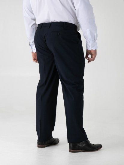 D555 Ted 4 Way Stretch Tailored Trouser Mörkblå - Kostymer och kavajer - Kostymer i stora storlekar