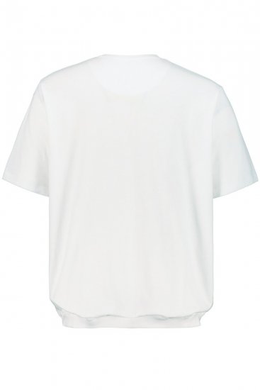 JP1880 712616 T-shirt med magpassform Vit - T-shirts - Stora T-shirts - 2XL-14XL