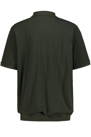 JP1880 712617 Pikétröja med magpassform Mörkoliv - Pikétröjor - Stora pikétröjor - 2XL-8XL