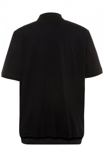 JP1880 712617 Pikétröja med magpassform Svart - Pikétröjor - Stora pikétröjor - 2XL-8XL