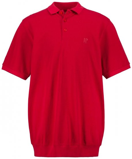 JP1880 712617 Pikétröja med magpassform Chiliröd - Pikétröjor - Stora pikétröjor - 2XL-8XL