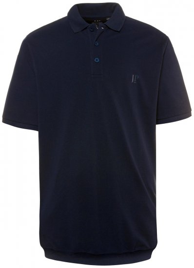 JP1880 712617 Pikétröja med magpassform Mörkblå - Pikétröjor - Stora pikétröjor - 2XL-8XL