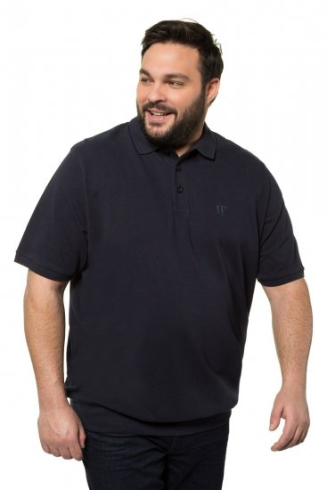 JP1880 712617 Pikétröja med magpassform Mörkblå - Pikétröjor - Stora pikétröjor - 2XL-8XL