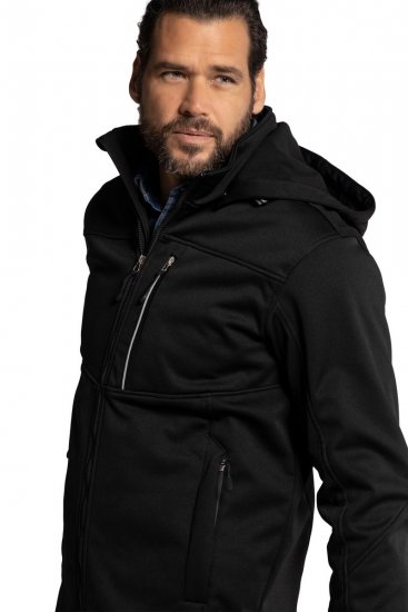 JP1880 714279 Softshelljacka med fleecefoder Svart - Jackor - Stora jackor - 2XL-12XL