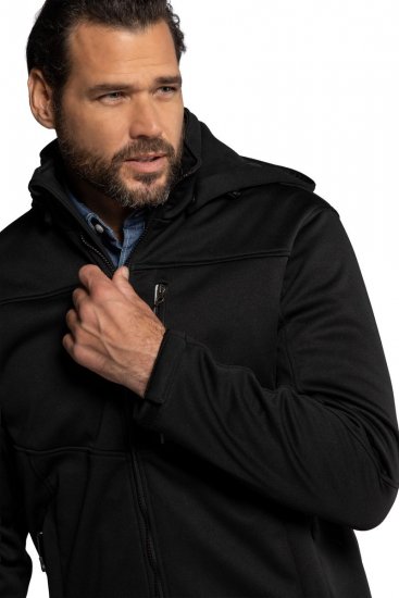 JP1880 714279 Softshelljacka med fleecefoder Svart - Jackor - Stora jackor - 2XL-12XL