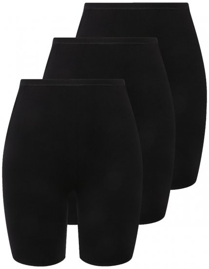 Ulla Popken 716595 Boxertrosor 3-pack Svart - Trosor - 