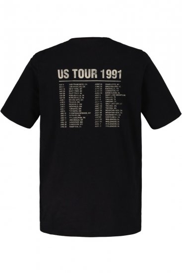 JP1880 Guns N’ Roses Skull Comfort Fit Band T-Shirt Black - T-shirts - Stora T-shirts - 2XL-14XL