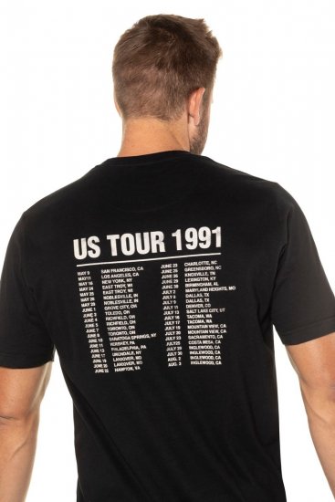 JP1880 Guns N’ Roses Skull Comfort Fit Band T-Shirt Black - T-shirts - Stora T-shirts - 2XL-14XL