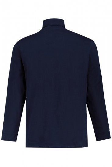 JP1880 723303 Långärmad tröja med polokrage Mörkblå - Tröjor & hoodies - Stora hoodies & tröjor - 2XL-14XL