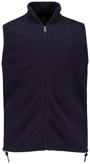 JP1880 723305 Fleeceväst med ståkrage Mörkblå - Jackor - Stora jackor - 2XL-12XL