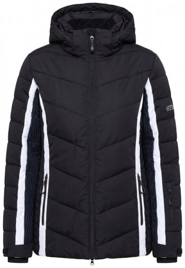 Ulla Popken 725348 Quiltad skidjacka Svart - Skidkläder - 